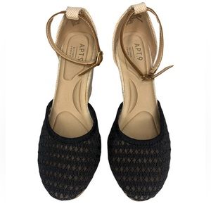 Apt. 9 Jacques Wedge Sandal Memory Foam Women’s Size 6.